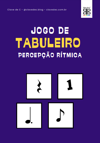 Jogo de tabuleiro de percepção rítmica