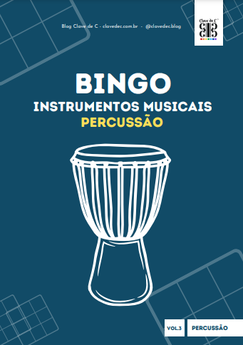 Jogo de Bingo - vol3 Instrumentos de Percussão