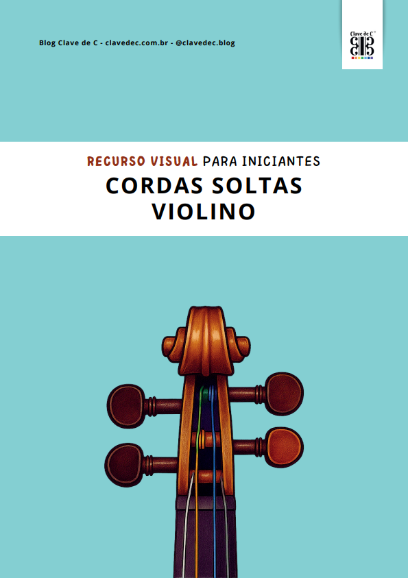 Cordas Soltas Violino - Recurso Visual Iniciantes