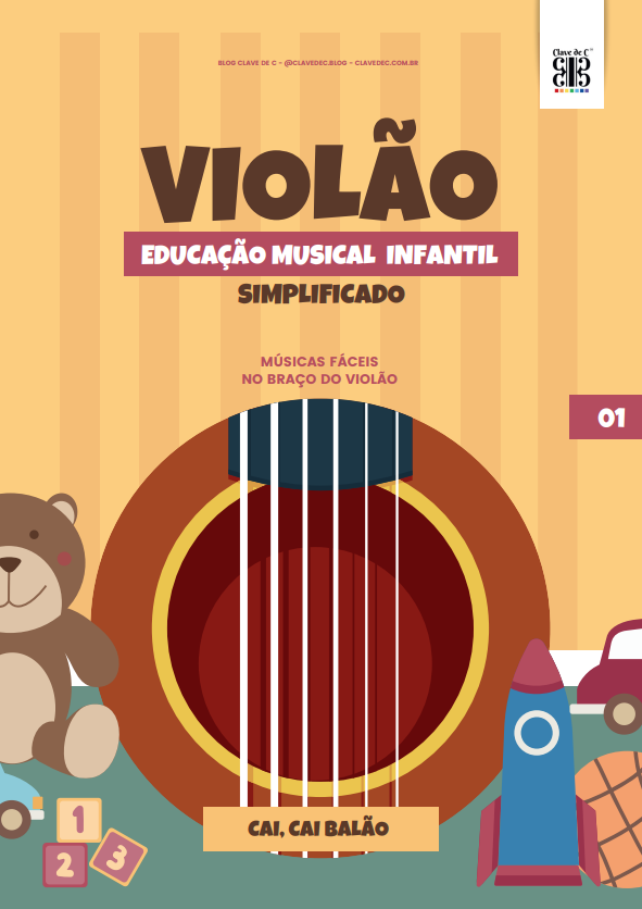 cai cai balão - violão simplificado infantil