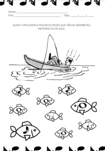 atividades de música pdf - figuras musicais - musicalização educação infantil PDF