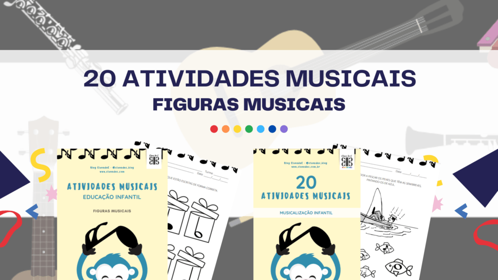 Atividades de musicalização, Livros de música, Partituras