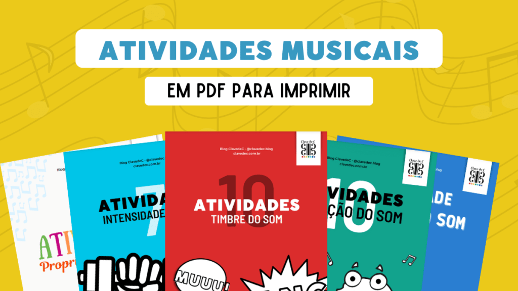 Top 5 atividades musicais em pdf para imprimir