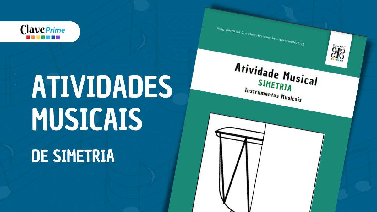 atividades de simetria sobre os instrumentos musicais