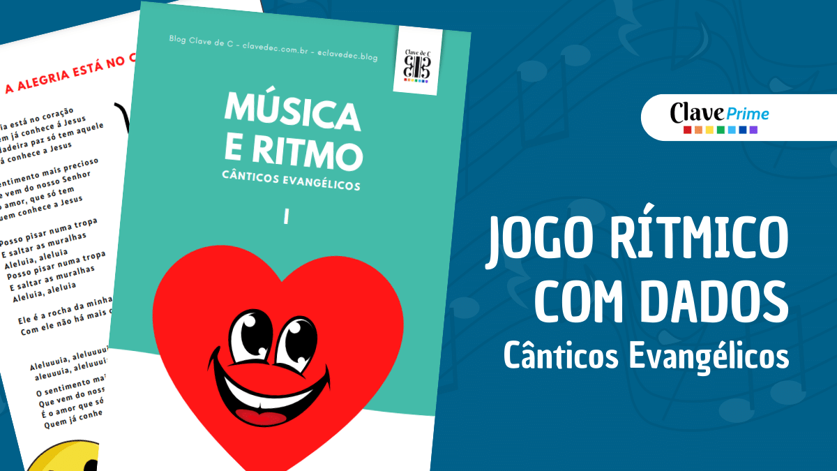 dado de ritmos música e ritmos com cânticos evangélicos