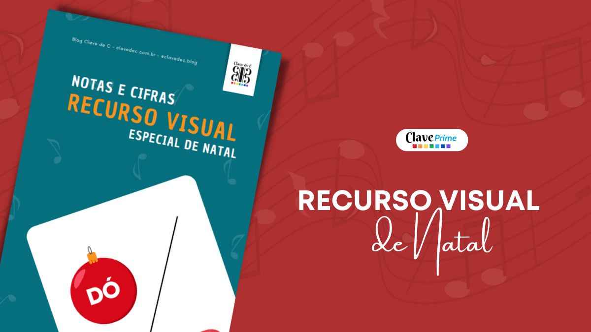 notas e cifras - recurso visual