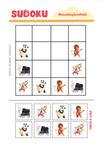 sudoku infantil - sudoku fácil para crianças