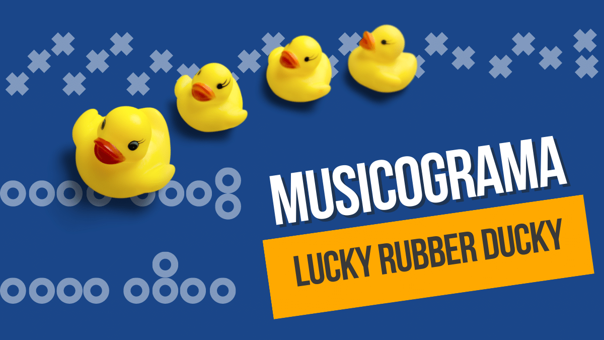 musicograma fácil - lucky rubber ducky