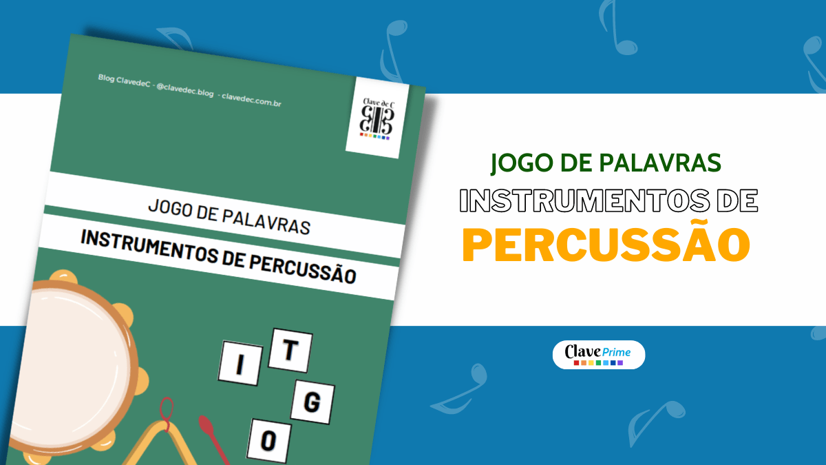 Os instrumentos de percussão - Jogo de Palavras