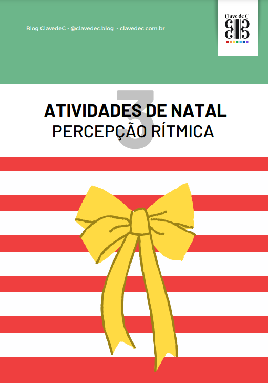 3 atividades de percepção rítmica - especial de natal