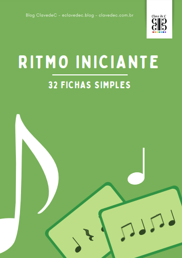 Ritmos musicais - 32 fichas simples