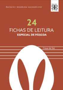 fichas de leitura musical de páscoa