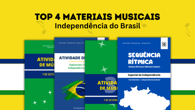 independencia do brasil - materiais musicais