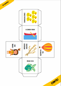 DADO MUSICAL - musicalização educação musical - canções infantis