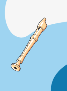 flauta doce - instumento musical para crianças