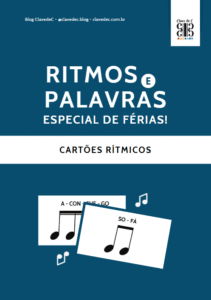 cartões ritmo e palavras - especial férias de julho