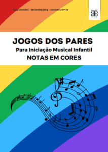 jogo dos pares em cores - iniciação musical