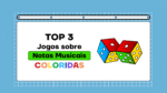jogos musicais sobre as notas musicais - notas coloridas
