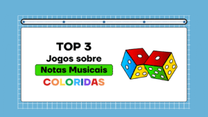 jogos musicais sobre as notas musicais - notas coloridas