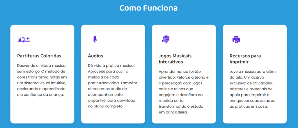 clave colorida - partituras coloridas