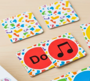 jogo da memoria notas coloridas - atividades musicais