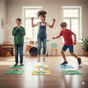 música e ritmo natal - partitura rítmica analógica de natal