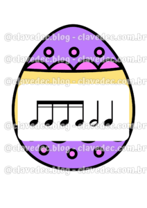 caça aos ovos rítmicos - aula de musica na pascoa