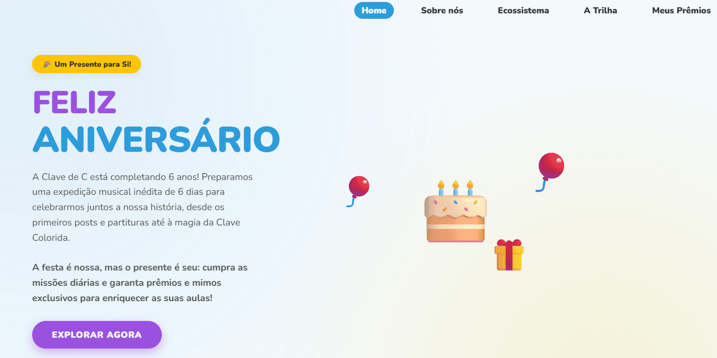 6 anos da clave de c