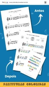 partituras coloridas para baixar