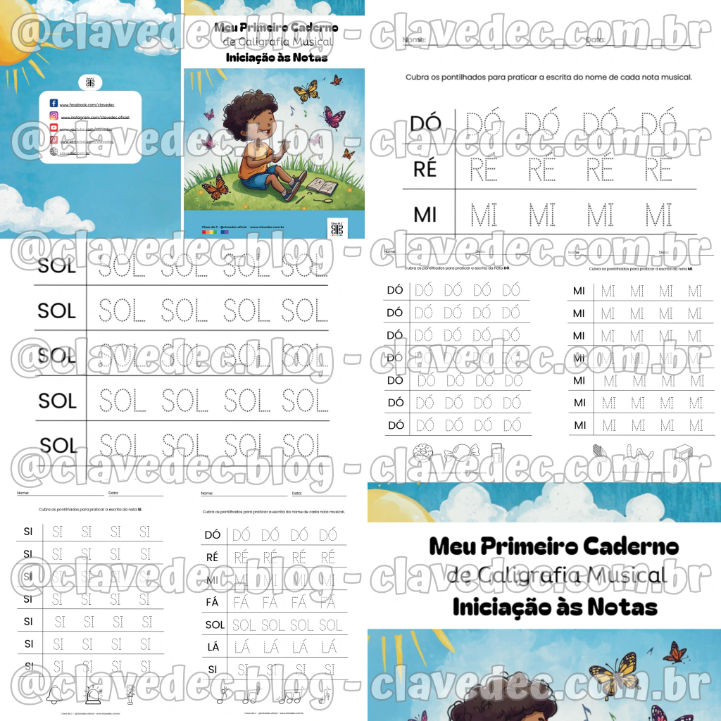 caligrafia-musical-atividade-de-musica-iniciacao-as-notas-musicais