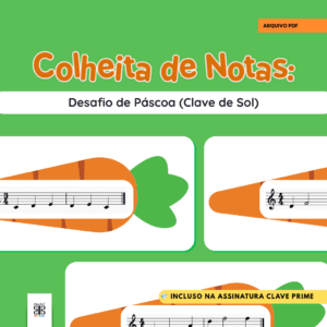 recurso musical colheita de notas - leitura de notas clave de sol