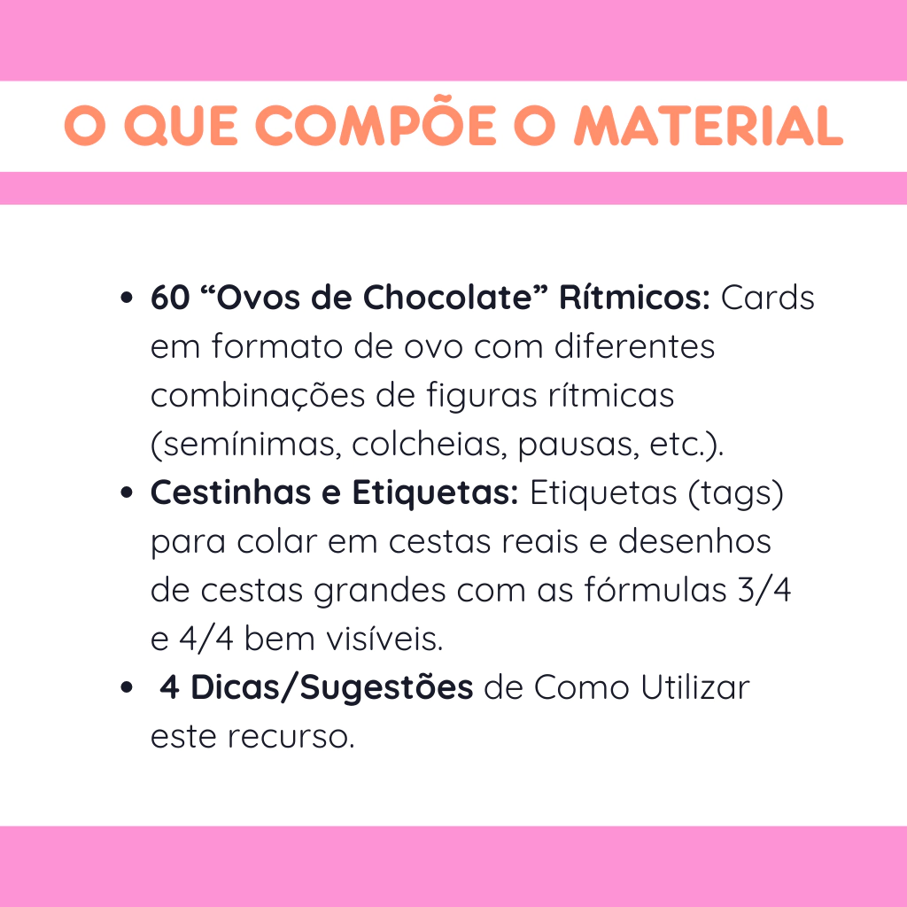 rítmocs para crianças - caça aos ovos rítmicos