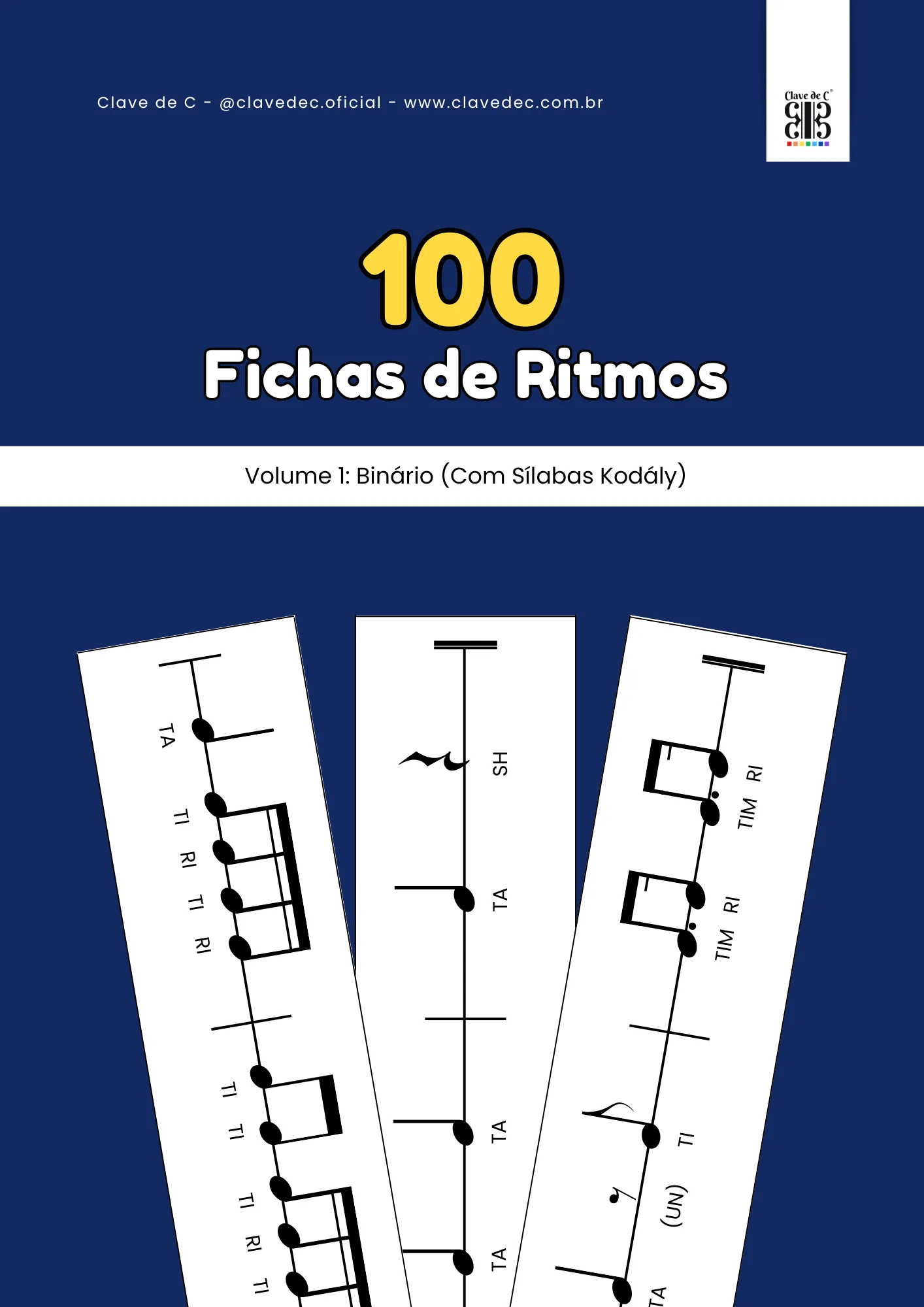 Sílabas Rítmicas Kodály - 100 Fichas Grátis