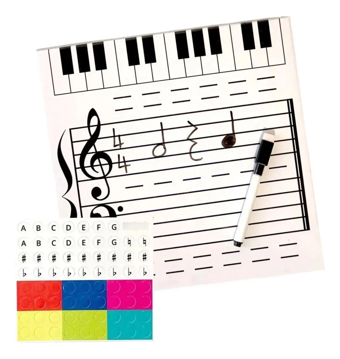 Music Staff Dry Erase Board