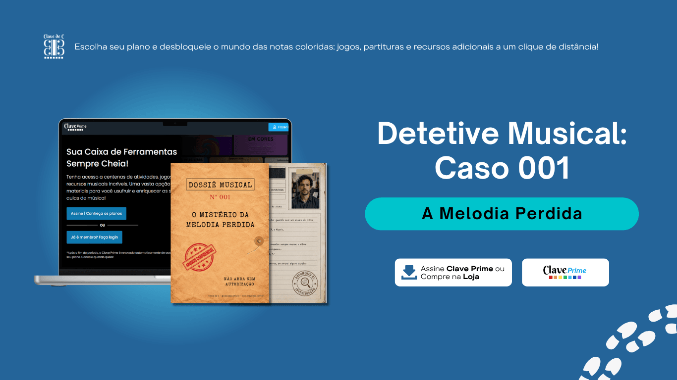 Jogo de Detetive Musical: Teoria e Leitura com o Caso 001