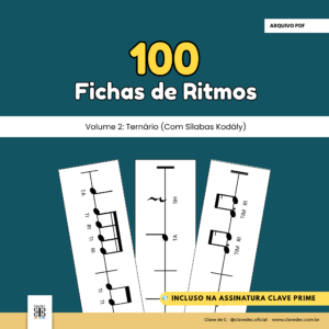 100 fichas de ritmos musicais