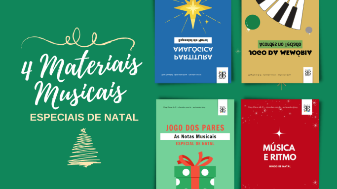 4 materiais de música para o natal