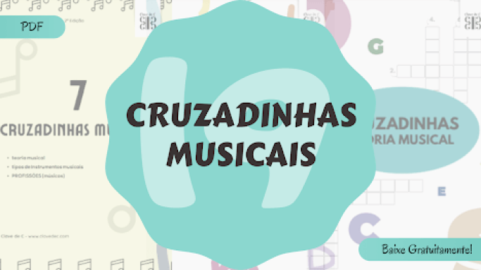 Atividades de música - cruzadinhas musicais pdf