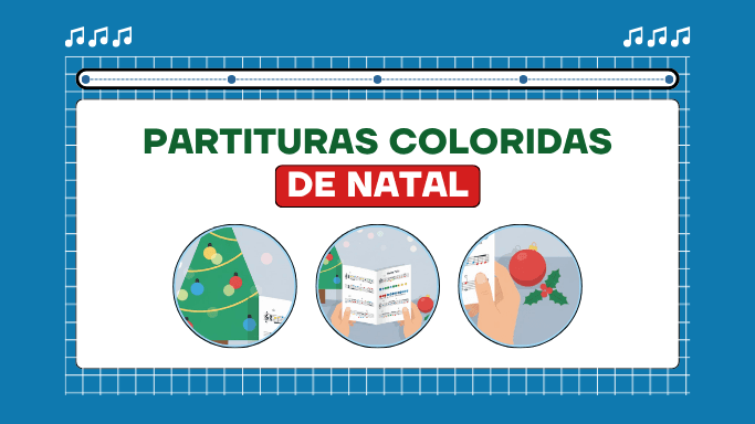 PARTITURAS DE NATAL - PARTITURAS COLORIDAS