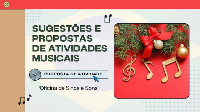 atividade musical de natal - instrumentos recicláveis