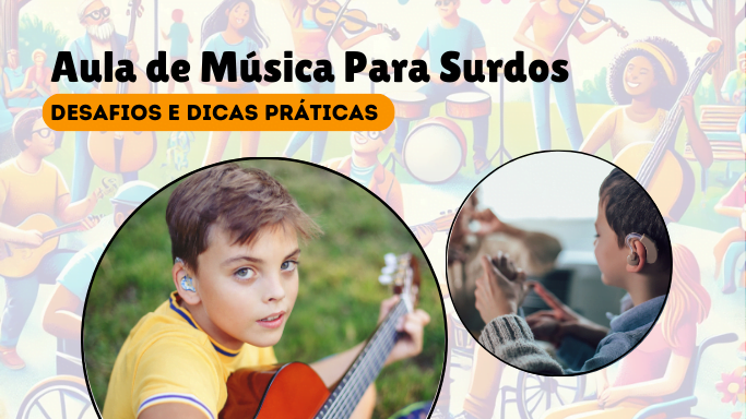 aula de música para surdos