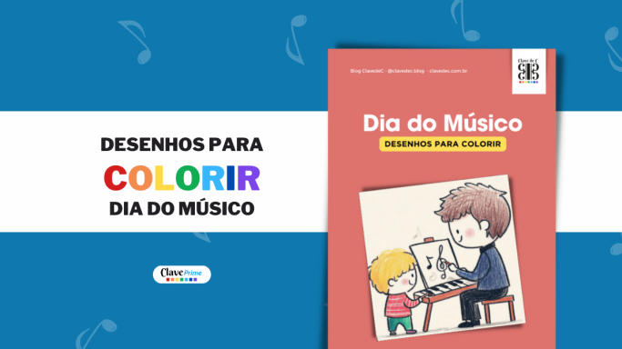 dia do músico - desenhos para colorir