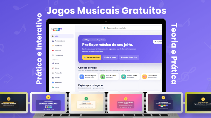 jogos musicais gratuitos no clave play