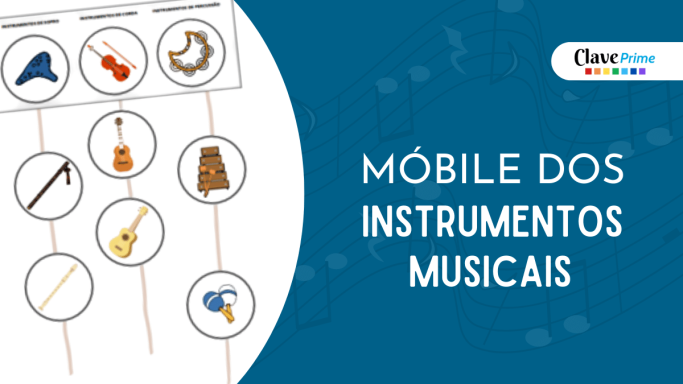 móbile dos instrumentos musicais - musicalização infantil