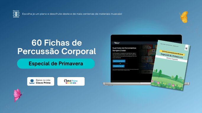 primavera na escola - musica e primavera - fichas de percussão corporal