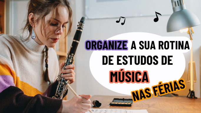 rotina de estudos de música